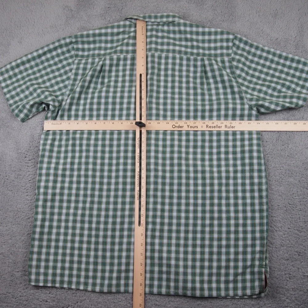 The North Face Shirt Men's XL Extra Large Green Button Down Fishing Hiking EUC!!